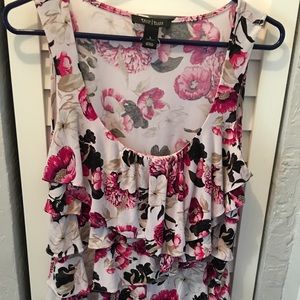 White House Black Market Ruffle Tank